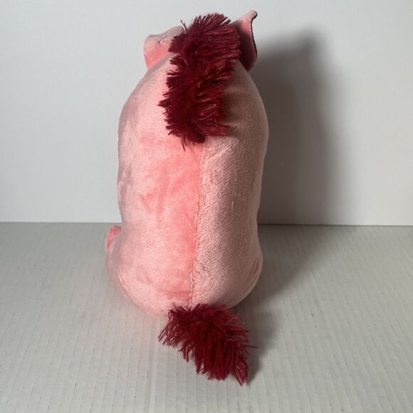 Unicorn stuffed animal Pink plush 9” - Picture 3 of 8